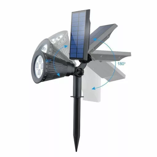 2 buc lampi solare, iluminat de exterior decorativ