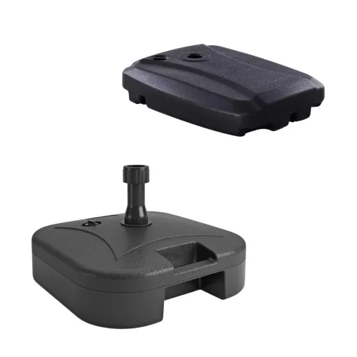 Suport pentru umbrela de soare, diferite tipuri