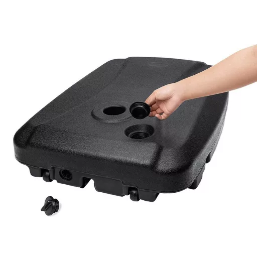 Suport pentru umbrela de soare, diferite tipuri