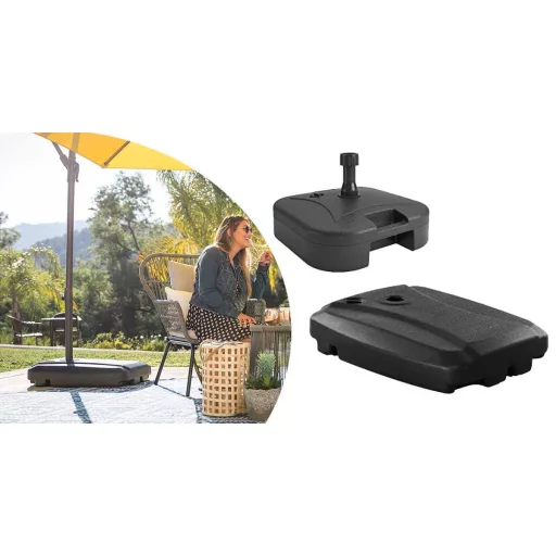 Suport pentru umbrela de soare, diferite tipuri