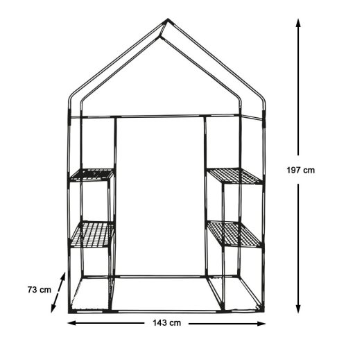 Sera mobila cu rafturi