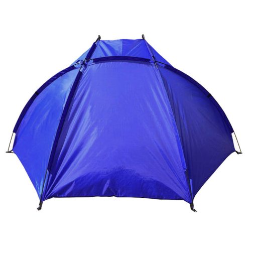 Cort semi-deschis, albastru