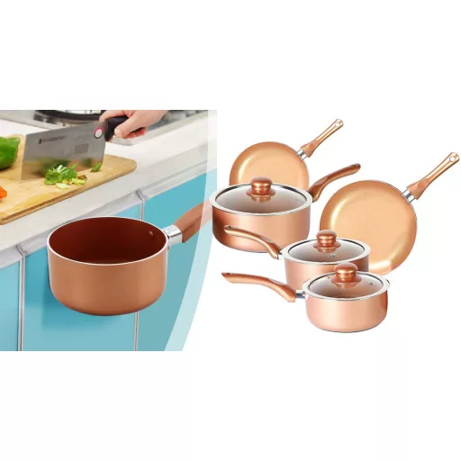 Set oale si tigaie, 8 piese