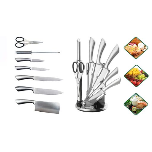 Set cutite cu suport, 8 piese