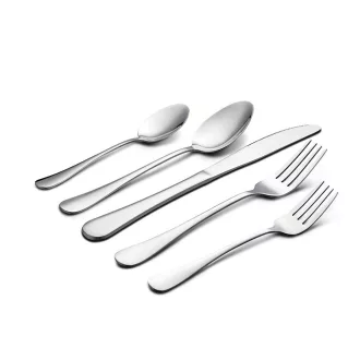 Set tacamuri 84 piese-argintiu