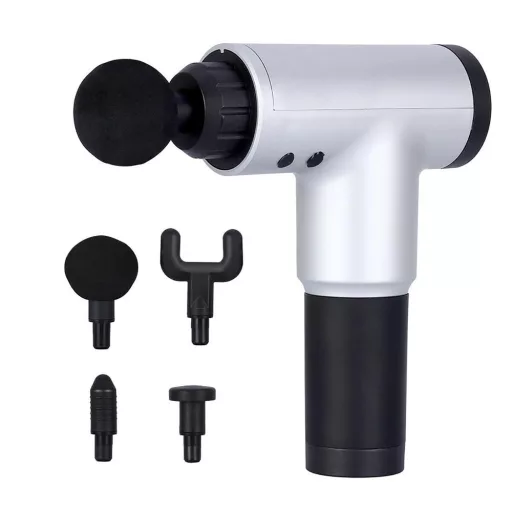 Pistol de masaj cu 4 capete inlocuibile-cu acumulator