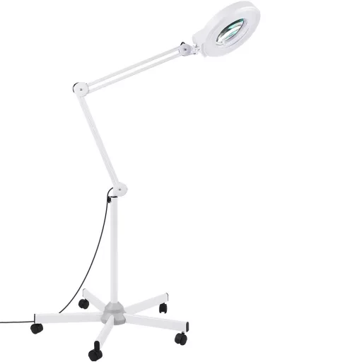 Lupa cosmetica cu picior si lumina