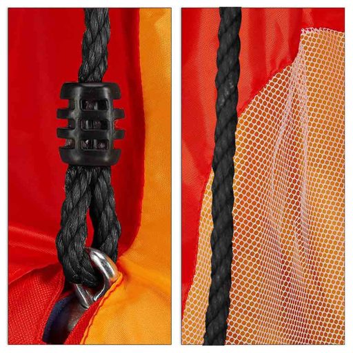 Leagan cuib-110 cm-rosu-cu cort