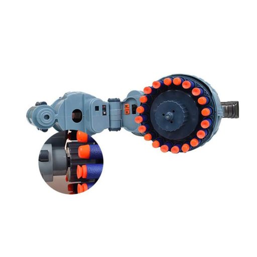 Arma de jucarie cu sunet, set de proiectile cadou-gri