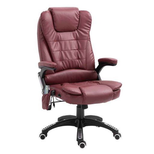 Scaun de birou rotativ cu functie de masaj, in 2 culori