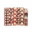 Set ornamente de brad, 112 piese-rosegold