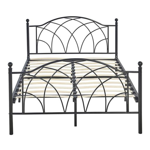 Cadru pat metalic Lotti cu grilaj cadou, in mai multe dimensiuni si culori