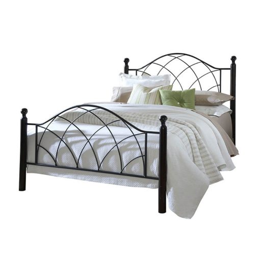 Cadru pat metalic Lotti cu grilaj cadou, in mai multe dimensiuni si culori