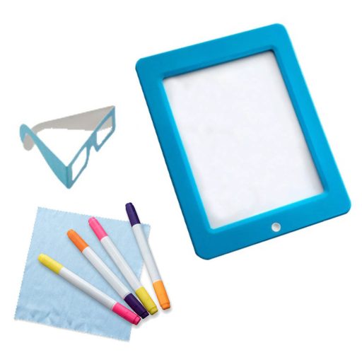 Tabla magica cu efecte luminoase, mai multe tipuri-cu iluminre+ochelari 3D-cosmos