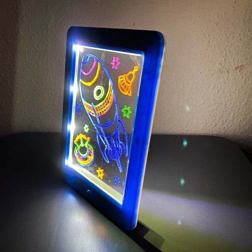 Tabla magica cu efecte luminoase, mai multe tipuri-cu iluminre+ochelari 3D-cosmos