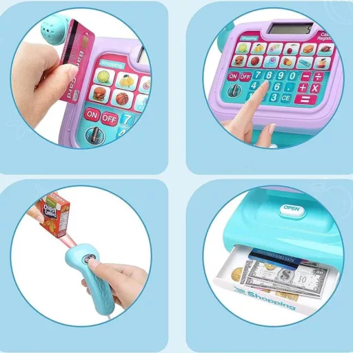 Casa de marcat de jucarie, in mai multe culori