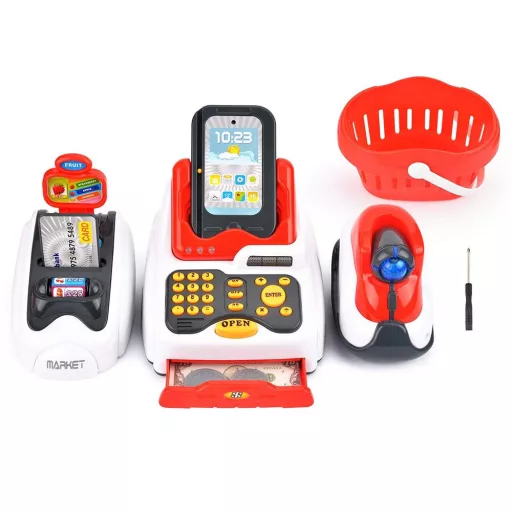 Casa de marcat de jucarie, in mai multe culori