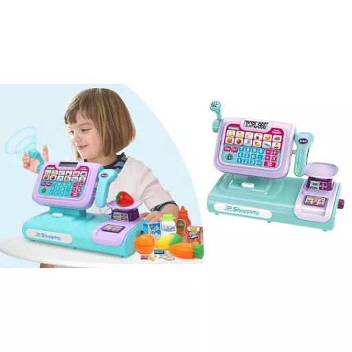 Casa de marcat de jucarie, in mai multe culori