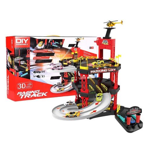 Set parcare de jucarie, 55 piese