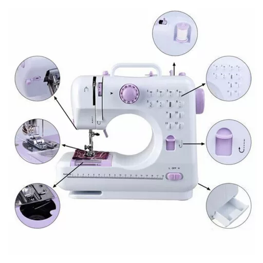 Mini masina de cusut cu accesorii