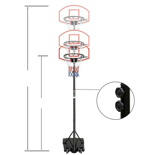 Panou baschet mobil si reglabil