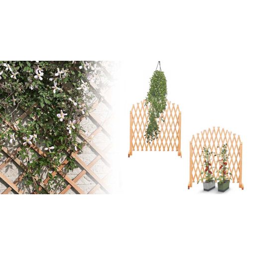 2 buc spalier reglabil din lemn pentru plante