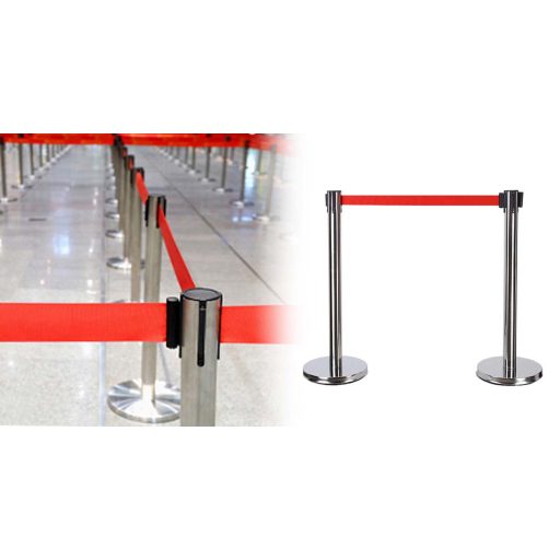 Stalp delimitare cu banda