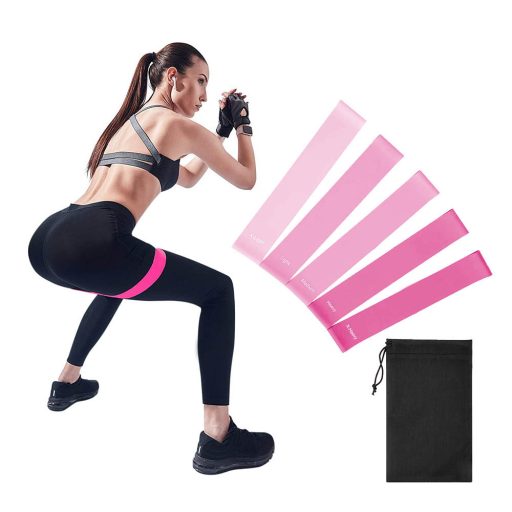 5 buc benzi elastice-roz