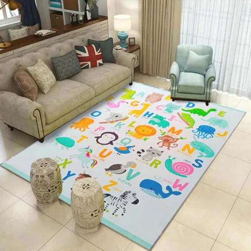 Covor copii 130x180 cm-Animale