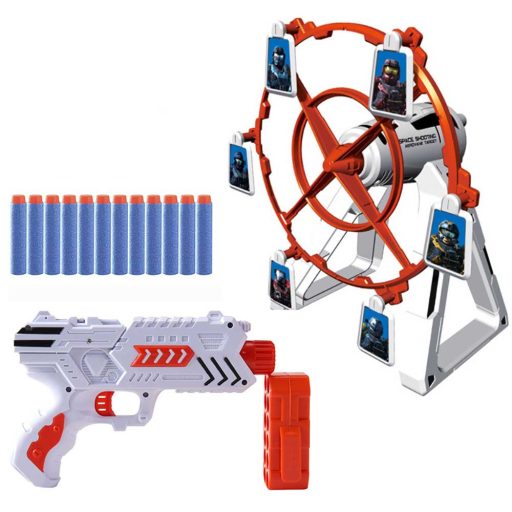 Set pistol de jucarie cu tinta rotativa