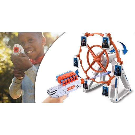 Set pistol de jucarie cu tinta rotativa