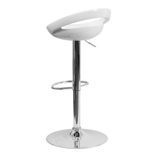 2 buc scaune de bar Kitti-alb