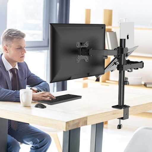 Suport de birou pentru monitor si laptop