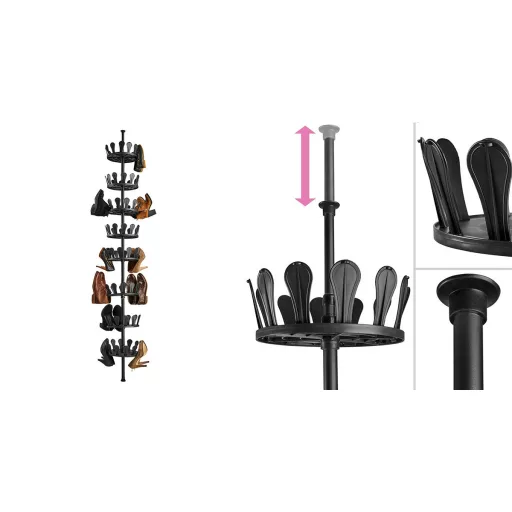 Stand telescopic pentru pantofi