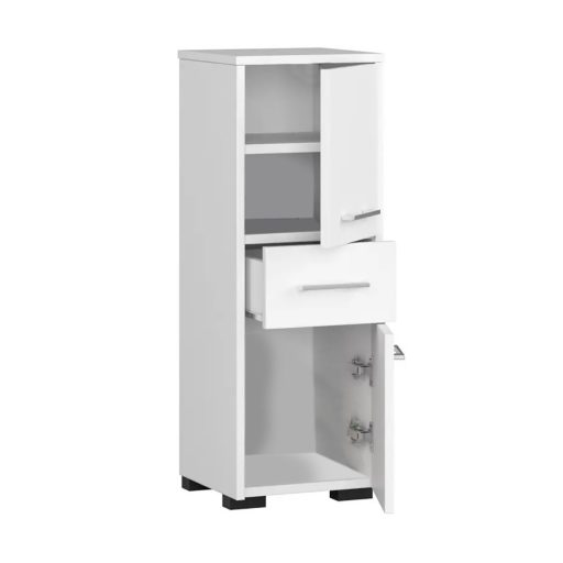 Dulap de baie cu 1 sertar si 2 compartimente cu rafturi, mai multe tipuri