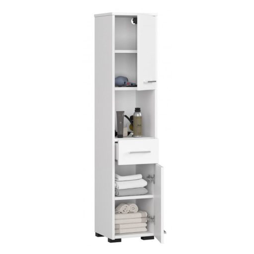 Dulap de baie cu 1 sertar si 2 compartimente cu rafturi, mai multe tipuri