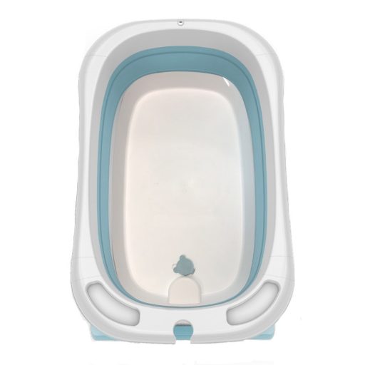 Cadita pliabila bebe cu plasa-albastru