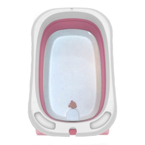 Cadita pliabila bebe cu plasa-roz