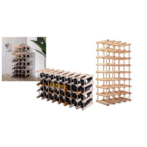Suport din lemn pentru sticle de vin, 36-40 sticle