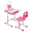 Birou multifunctional copii, inaltime reglabila, roz