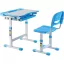 Birou multifunctional copii, inaltime reglabila, albastru