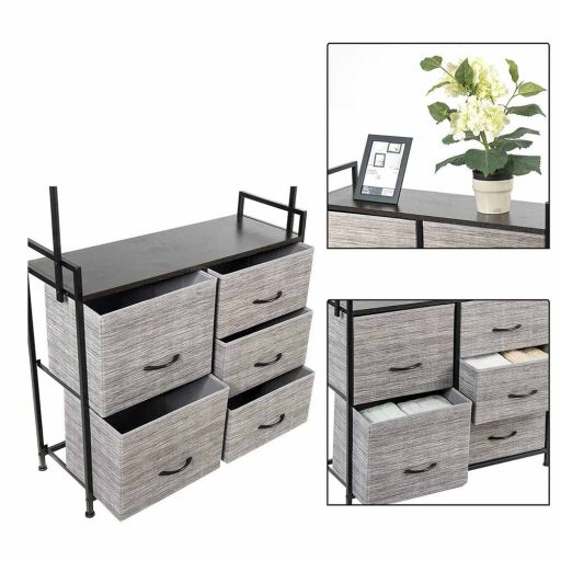 Suport mobil cu sertar pentru haine