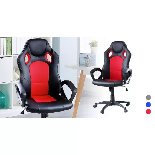Scaun gamer cu spatar matlasat in 3 culori - basic