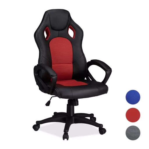 Scaun gamer cu spatar matlasat in 3 culori - basic
