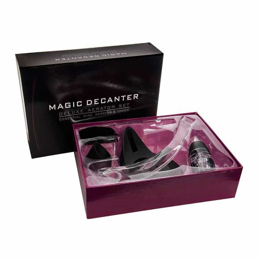 Decantor de vin cu suport