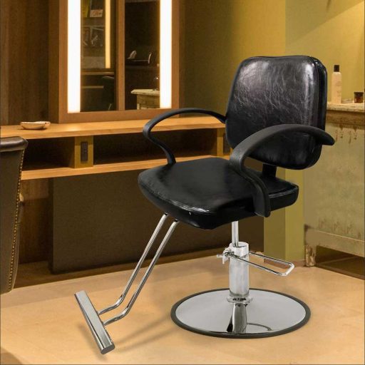 Scaun coafura/frizerie, negru