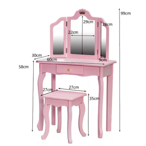 Masă de Toaletă pentru Copii