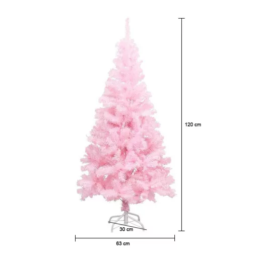 Brad artificial roz-120 cm