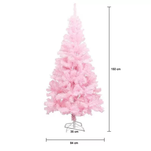 Brad artificial roz-150 cm