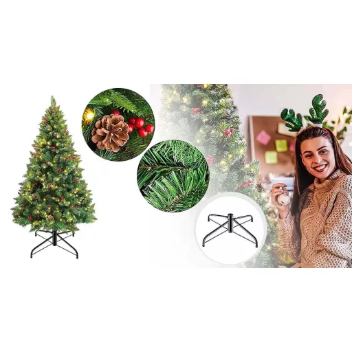 Brad artificial cu zapada-150 cm